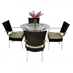 Base de mesa com poltronas Ana