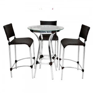 Conjunto Bistrô Bahamas com /4 banquetas Luna