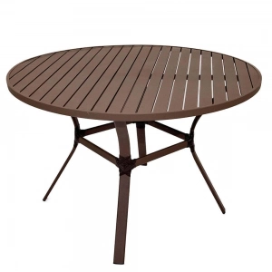 Mesa Ripada 80cm + 4 cadeiras empilháveis