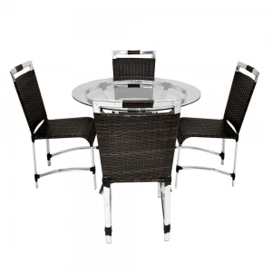Conjunto Saint Phelipe mesa aro 60 + 4 cadeiras 