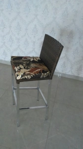 Banqueta Bahia com estofado